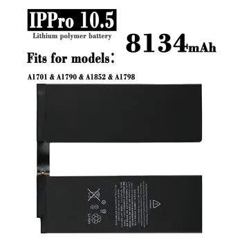 100% Оригинальный Сменный Аккумулятор Для Apple iPad Pro 10,5 A1701 A1790 A1852 A1798 Планшет 8134 мАч Высококачественные Аккумуляторы + Инструменты