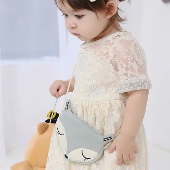 2020 г. Мини-сумка-мессенджер с милыми животными для маленьких девочек, плюшевые кошельки для монет с героями мультфильмов для мальчиков, детские сумки, детские мини-сумки на плечо