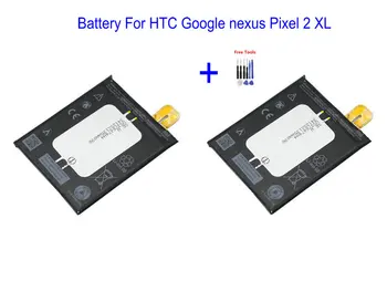 2x3830 мАч G011B-B Сменный Аккумулятор Для HTC Google nexus Pixel 2 XL Pixel 2XL (G011B-B) Батареи Bateria + Наборы инструментов для ремонта