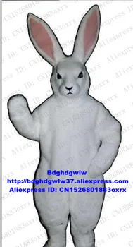 Белый Пасхальный кролик Костюм талисмана Osterhase Rabbit Hare Для взрослых, мультяшный персонаж, Спортивный карнавал, Общественные мероприятия zx1441