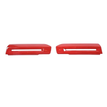 Внутренняя Дверная ручка, Накладка, наклейки, Аксессуары для украшения Ford Mustang 2015-2021, ABS Красный