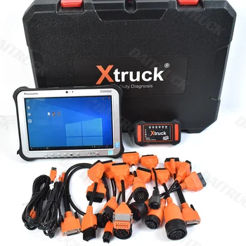 Диагностический Сканер Для Тяжелых Грузовиков Универсальный адаптер для грузовых автомобилей, Дизельный Инструмент Сканирования экскаватора с планшетом FZ-G1, инструмент pk ht-8a