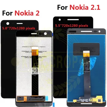 Для Nokia 2 ЖК-дисплей 1029,1035,1007 Дисплей Сенсорный Экран Стекло Дигитайзер в сборе для nokia2 Nokia 2. 1 ЖК-дисплей 1080,1092,1084,1093,1086