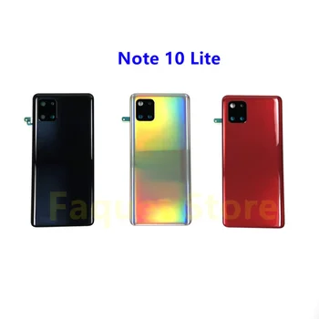 Для SAMSUNG Galaxy Note 10 Lite N770 N770F/DS N770F/DS Задняя Крышка Батарейного Отсека Дверца Корпуса NOTE10 LITE Задняя панель Корпуса Крышка Корпуса