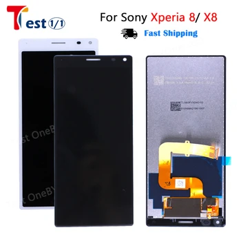 Для Sony Xperia 8 ЖК-дисплей С Сенсорным Экраном Дигитайзер В Сборе Для Sony X8 lcd 6,0