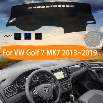 Для Volkswagen VW Golf 7 MK7 2013 ~ 2019 Крышка Приборной панели Автомобиля Dashmat Избегайте света Солнцезащитный Козырек Ковер Автомобильные Аксессуары 2014 2015 2016