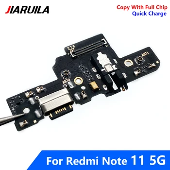 Для Xiaomi Redmi NOTE 11 USB порт для зарядки док-станция Разъем для подключения платы зарядки Гибкий кабель Redmi Note 11 Акция 5G