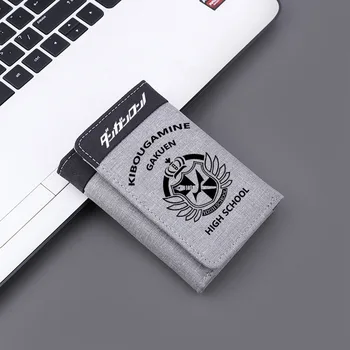 Короткий кошелек Danganronpa с изображением животного, держатель для карты Dangan Ronpa, карман для кошелька, школьный денежный мешок для студентов, подарки