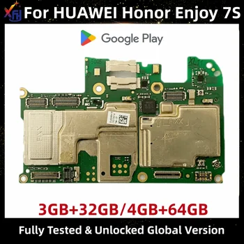 Логическая плата для HUAWEI Honor Enjoy 7S, FIG-L31, 32 ГБ, 64 ГБ Оригинальные Разблокированные Материнские платы с установленным приложением Google