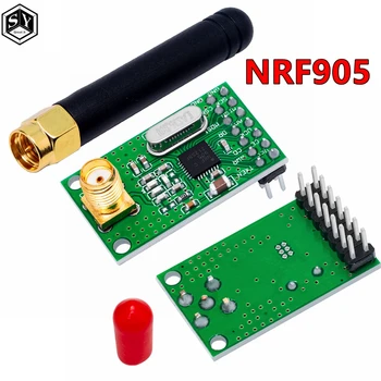 Модуль Беспроводного Приемопередатчика NRF905 Плата Беспроводного Приемника-Передатчика NF905SE С Антенной FSK GMSK Малой Мощности 433 868 915 МГц