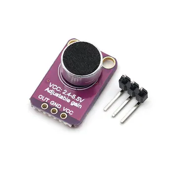 Модуль усилителя электретного микрофона GY-MAX4466 MAX4466 с регулируемым коэффициентом усиления для Arduino