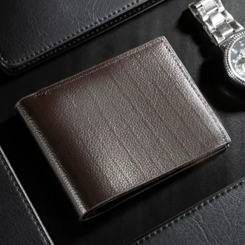 Мужской короткий мягкий кожаный бумажник из искусственной кожи, студенческий кошелек молодого мужчины, мужской кошелек с несколькими картами, обложка для водительских прав