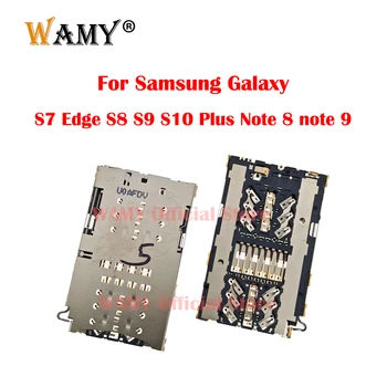 Новый лоток для чтения sim-карт Samsung Galaxy S7 Edge S8 S9 S10 Plus Note 8 note 9 Слот для держателя карты памяти Micro SD