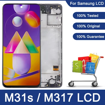 Новый Оригинал Для Samsung Galaxy M31s M317 ЖК-дисплей С Сенсорным Экраном Digitizer В Сборе Запчасти Для Samsung M317F ЖК-дисплей С Экраном