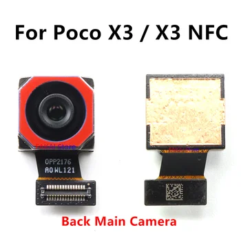 Оригинальная Новая Задняя Камера Xiaomi Mi Poco X3 NFC Основная Задняя Сторона Большой Модуль Камеры Гибкий Кабель Замена Запасных Частей