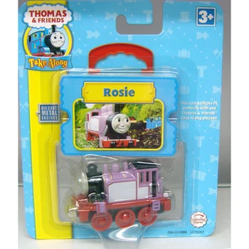 Оригинальный Томас и друзья, отлитый под давлением поезд Rosie из магнитного сплава, коллекционная игрушка для детей, подарок на день рождения