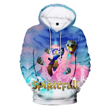 Толстовки Spiritfall с 3D принтом, модный пуловер унисекс, повседневный уличный спортивный костюм