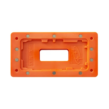 Форма для крепления передней оранжевой рамки для iPhone X XS 11 11pro MAX, стеклянная панель с ЖК-дисплеем, ламинированное приспособление для ремонта телефона с магнитным положением